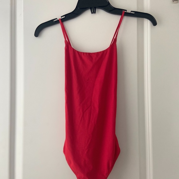 red aritzia thong bodysuit - Picture 2 of 4